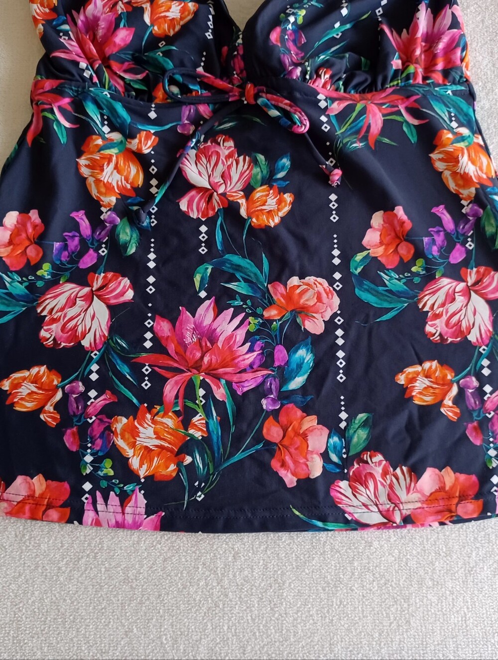 VENUS Sunseeker Floral Drop Tankini Swim Top, size 6 - Picture 11 of 16